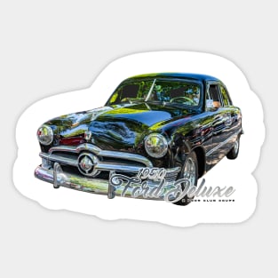 1950 Ford Deluxe 2 Door Club Coupe Sticker